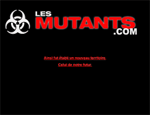 Tablet Screenshot of lesmutants.com